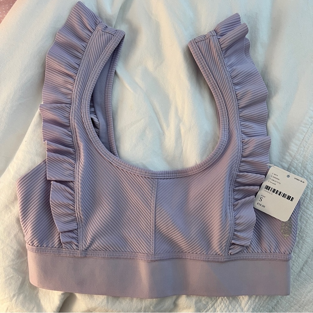 NWT Free People Ruffle Me Up Bra